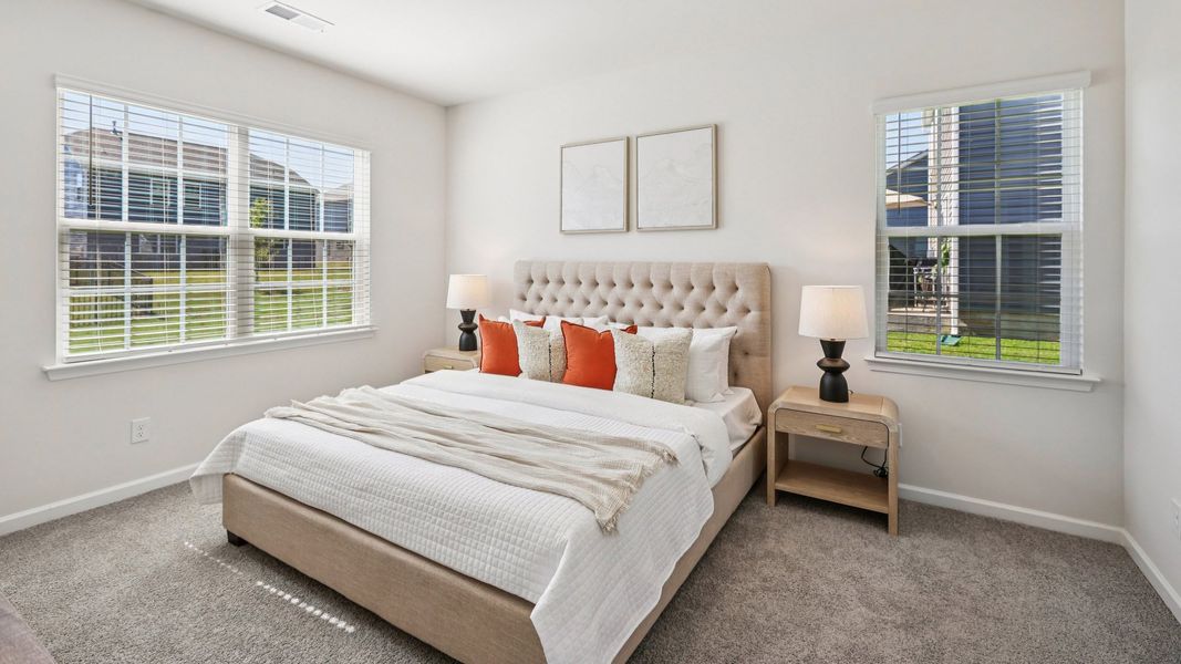 Furnished interior in a model home at Valley View in Waynesville (Image 9).