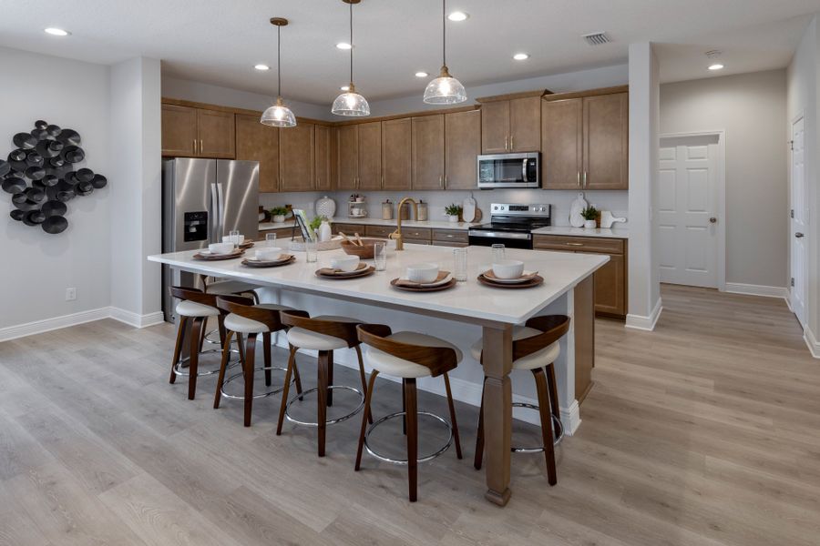 Furnished interior in a model home at Trinity Gardens in Deland (Image 5).