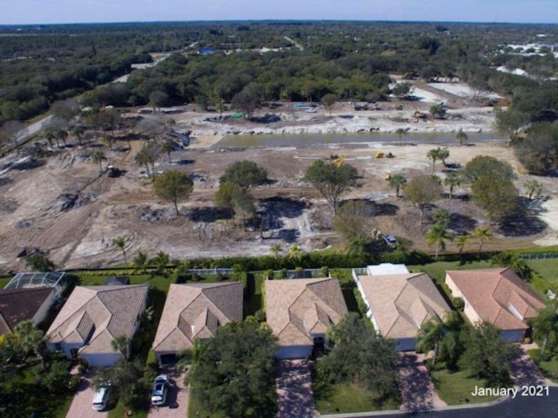 Site preparation and early development at Lucaya Pointe in Vero Beach, FL (Image 55).