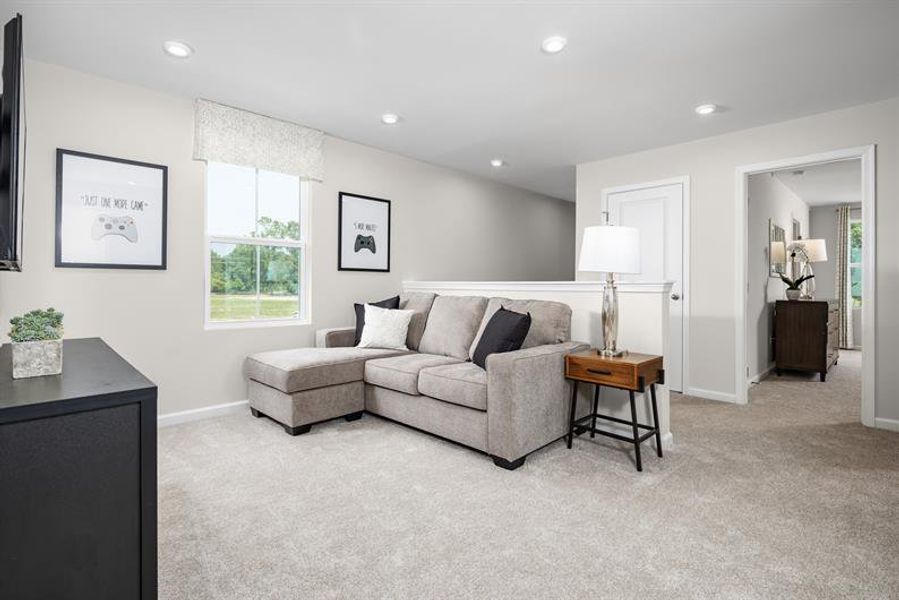 Furnished interior in a model home at Bell Creek Single Family Homes in Winnabow (Image 6).