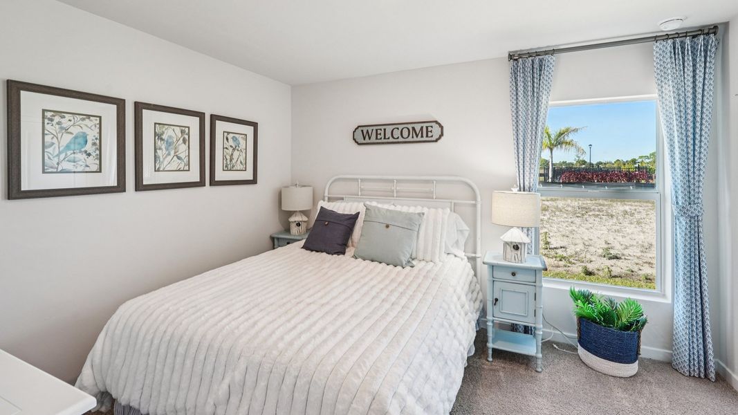 Furnished interior in a model home at Bentley Crossing in Fort Myers (Image 37).