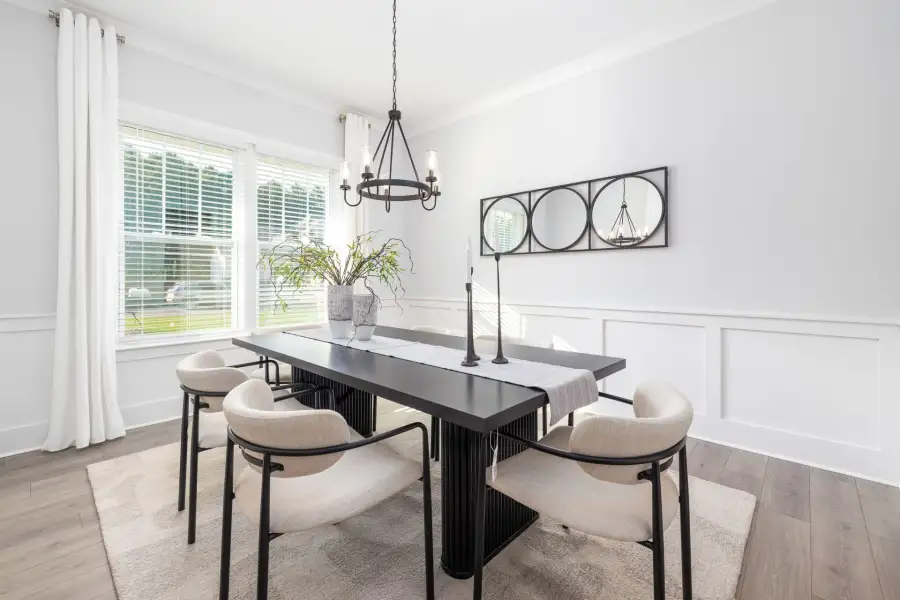 Furnished interior in a model home at Monarch Ridge in Shelby (Image 4).