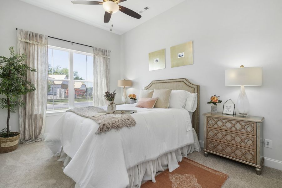 Furnished interior in a model home at Shelton Square in Murfreesboro (Image 6).