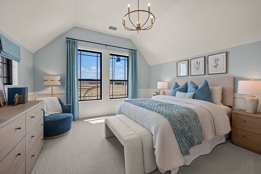 Furnished interior in a model home at Park Hills in Rockwall (Image 14). Furnished interior in a model home at Park Hills in Rockwall (Image 14).