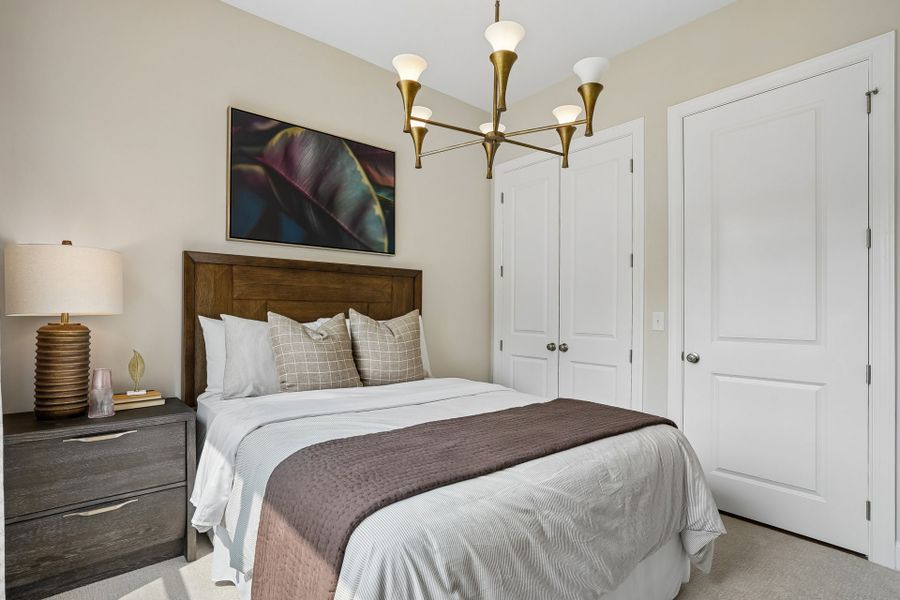Furnished interior in a model home at Blue Run in Raleigh (Image 39).