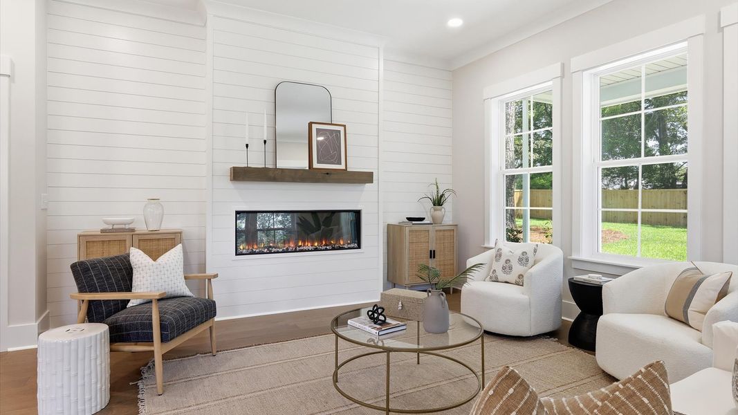 Furnished interior in a model home at Bayview Acres in Mount Pleasant (Image 16).