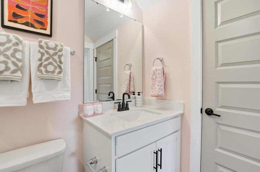 Furnished interior in a model home at Waterford Commons in Rock Hill (Image 66).