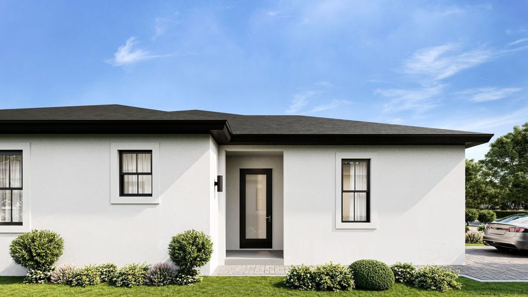 Exterior details of a home in Palm Villas, Leisure City (Image 4).