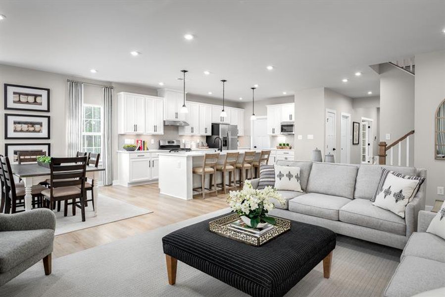 Furnished interior in a model home at Grande Dunes North Village Estates in Myrtle Beach (Image 6).