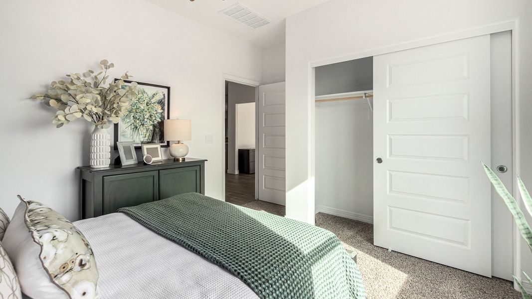 Furnished interior in a model home at Tortolita Trails in Marana (Image 44).