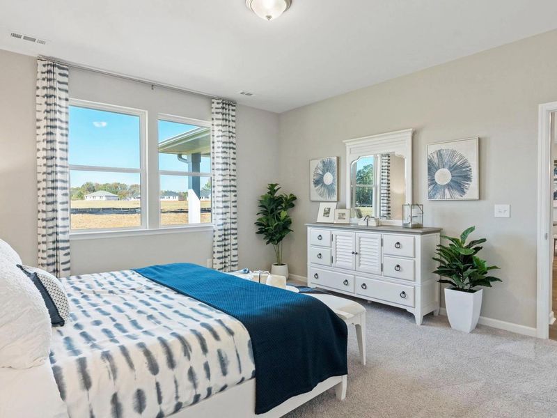 Furnished interior in a model home at Bailey Park in Fayetteville (Image 20).