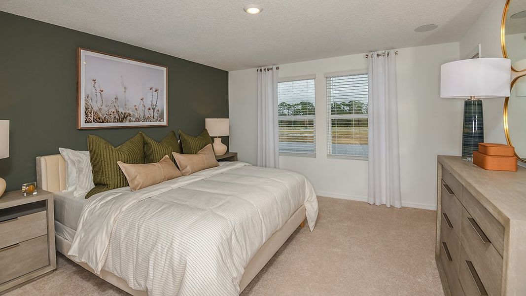 Furnished interior in a model home at Vinterra Townhomes in Nokomis (Image 7).