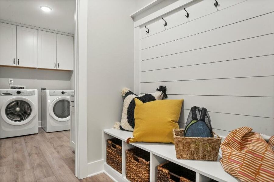 Furnished interior in a model home at Wexford in Elon (Image 11).