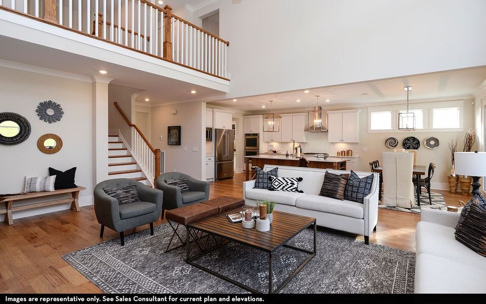 Furnished interior in a model home at Belvoir in Fairview (Image 13). Furnished interior in a model home at Belvoir in Fairview (Image 13).
