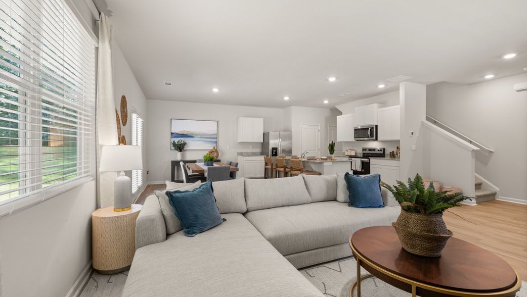 Furnished interior in a model home at Pointe Park in Union City (Image 36). Furnished interior in a model home at Pointe Park in Union City (Image 36).