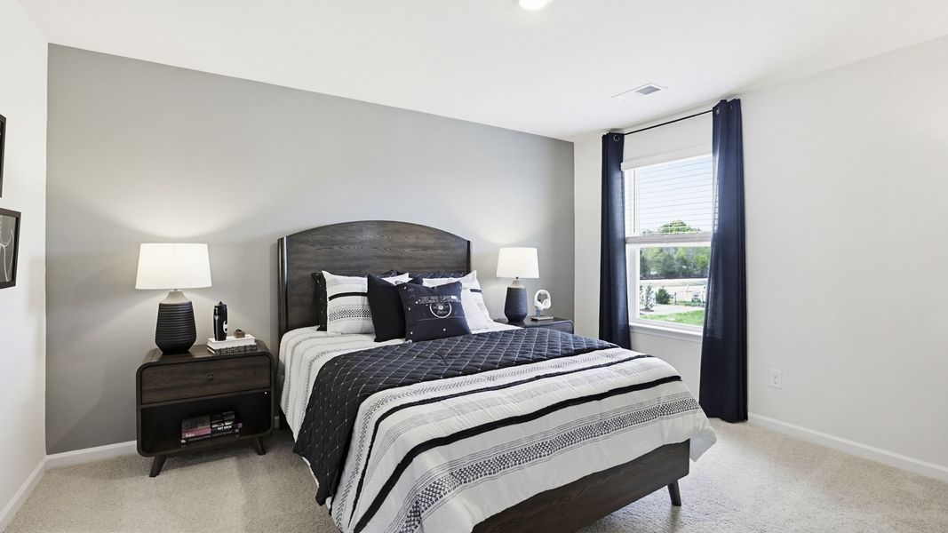 Furnished interior in a model home at Foxbank in Gray Court (Image 27).