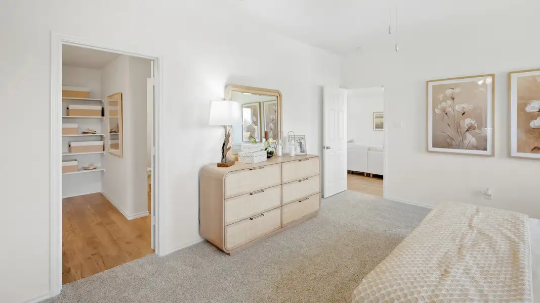 Furnished interior in a model home at Wildwood Estates in Nolanville (Image 20).