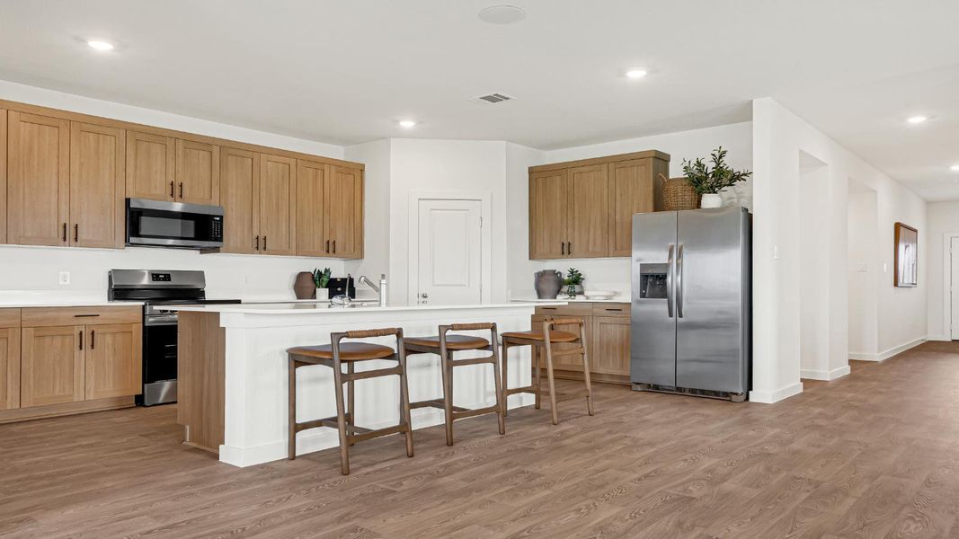 Furnished interior in a model home at Blue Heron Estates in Beasley (Image 22).