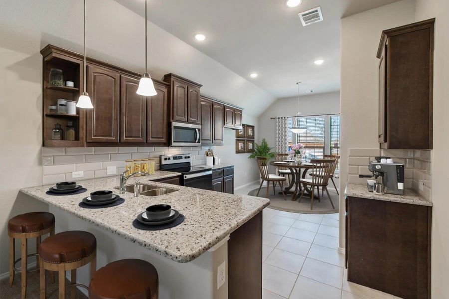 Kitchen | Concept 1638 at Hulen Trails in Fort Worth, TX by Landsea Homes