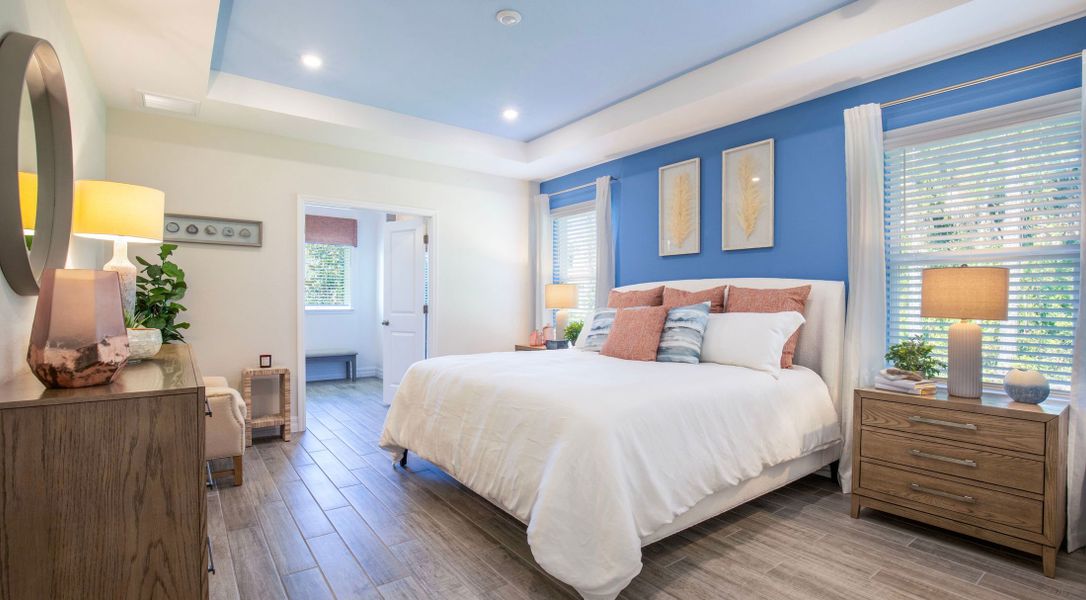 Furnished interior in a model home at Rotonda in Port Charlotte (Image 3).