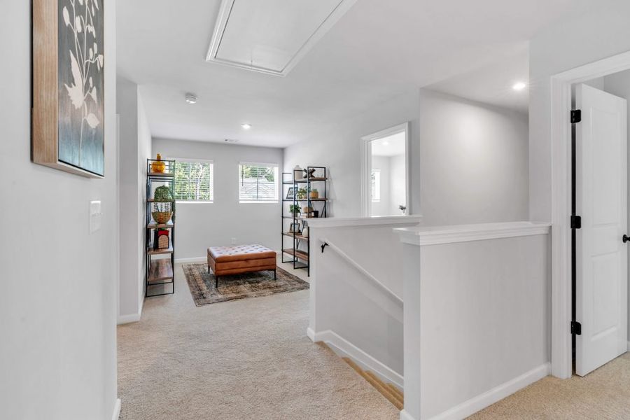 Furnished interior in a model home at Sweetlake Grove in Mableton (Image 7).