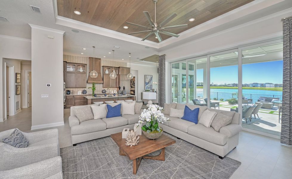 Furnished interior in a model home at Tidewater in Jacksonville (Image 10). Furnished interior in a model home at Tidewater in Jacksonville (Image 10).
