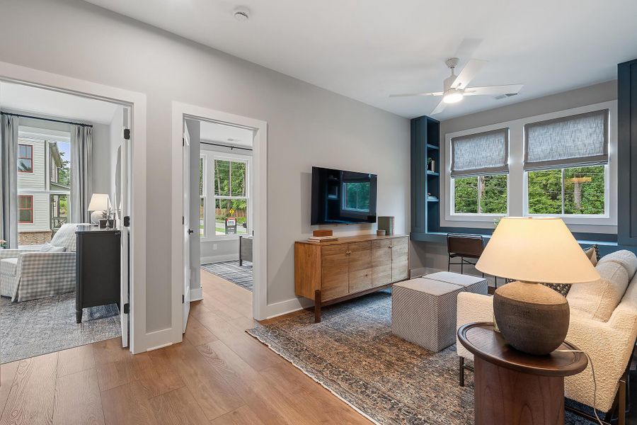 Furnished interior in a model home at Social Circle in Chattanooga (Image 31).