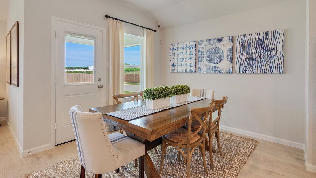 Furnished interior in a model home at Liberty Village in Brenham (Image 12).