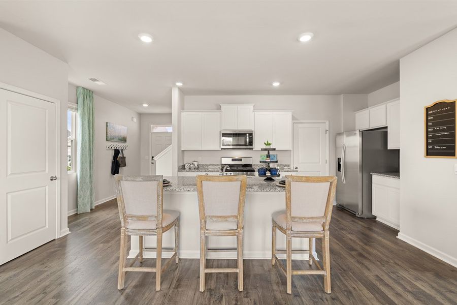 Furnished interior in a model home at The Islands in Beech Island (Image 7).