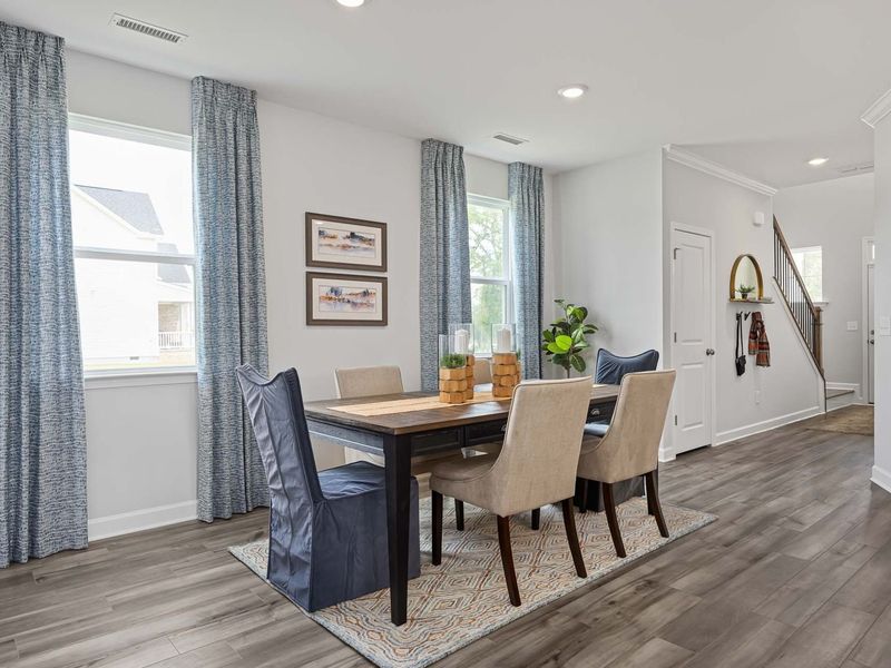 Furnished interior in a model home at Gregory Village in Lillington (Image 29). Furnished interior in a model home at Gregory Village in Lillington (Image 29).
