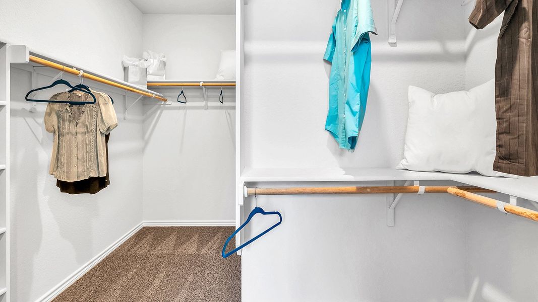 Furnished interior in a model home at Three Creeks - Colt Creek in Belton (Image 16).