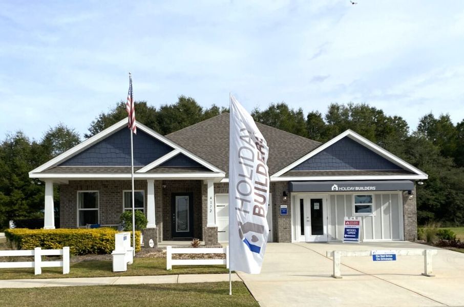 Front exterior of a home in the Yellow River Ranch community, located in Milton, FL (Image 4).