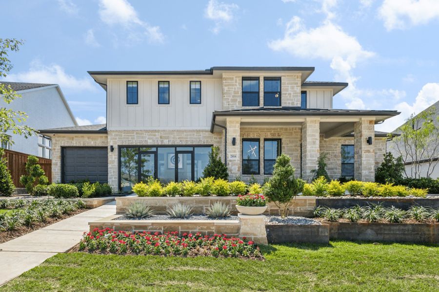 Front exterior of a home in the Wellington community, located in Haslet, TX (Image 3).