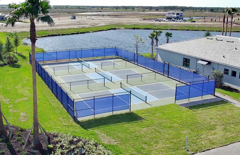 3 Pickleball Courts