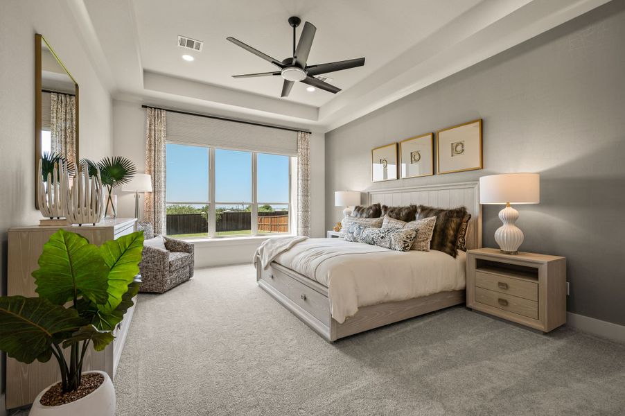 Furnished interior in a model home at NorthGlen in Haslet (Image 28). Furnished interior in a model home at NorthGlen in Haslet (Image 28).