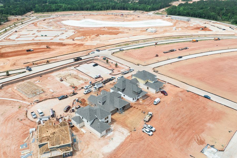 Site preparation and early development at Grand Magnolia in Waller, TX (Image 66).