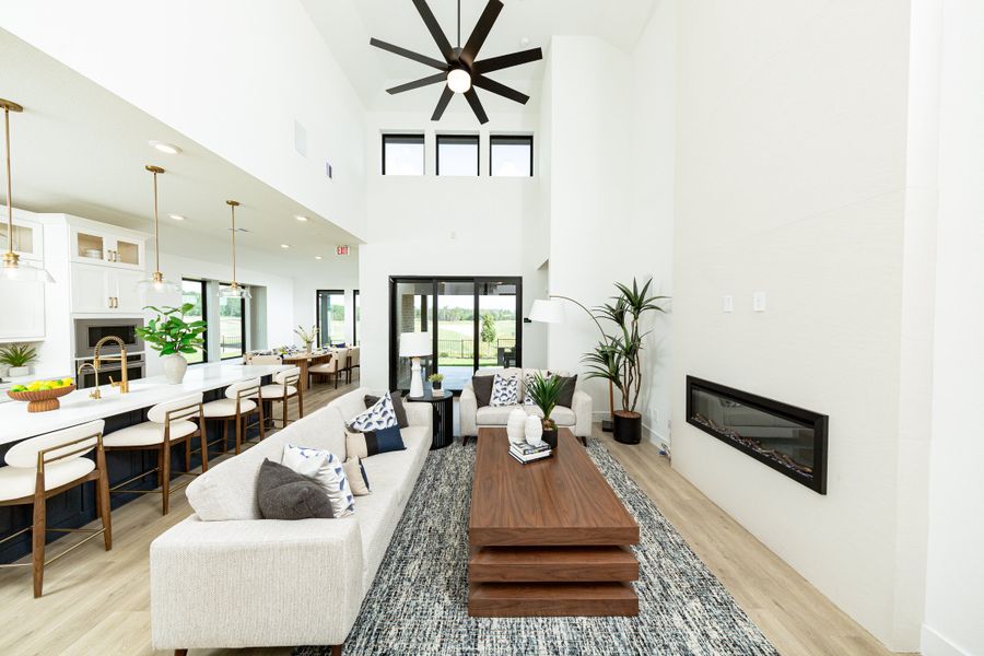 Furnished interior in a model home at Copia Pines in Montgomery (Image 5).