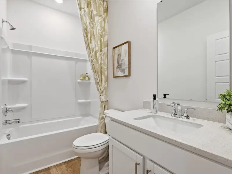 Furnished interior in a model home at Crown Pointe in Georgetown (Image 17). Furnished interior in a model home at Crown Pointe in Georgetown (Image 17).