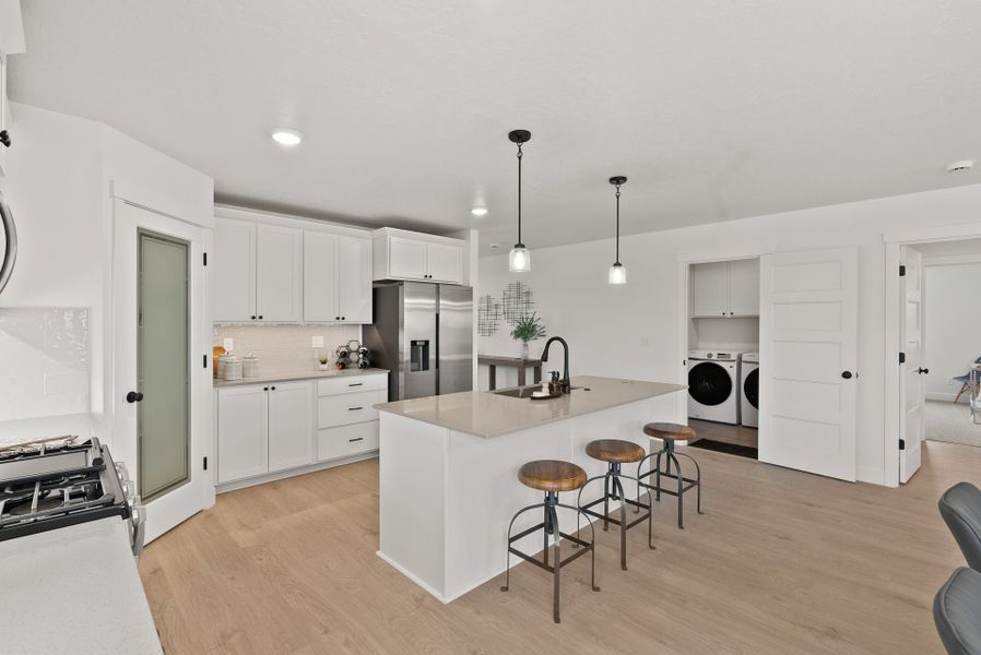 Furnished interior in a model home at Willowbrook in Madras (Image 25).