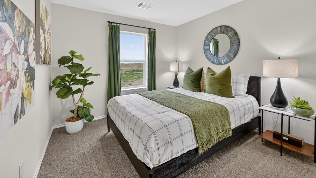 Furnished interior in a model home at The Hills of Sherman in Sherman (Image 48).
