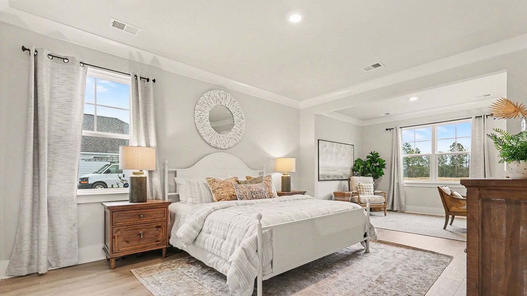 Furnished interior in a model home at Chapman Village in Conway (Image 15).