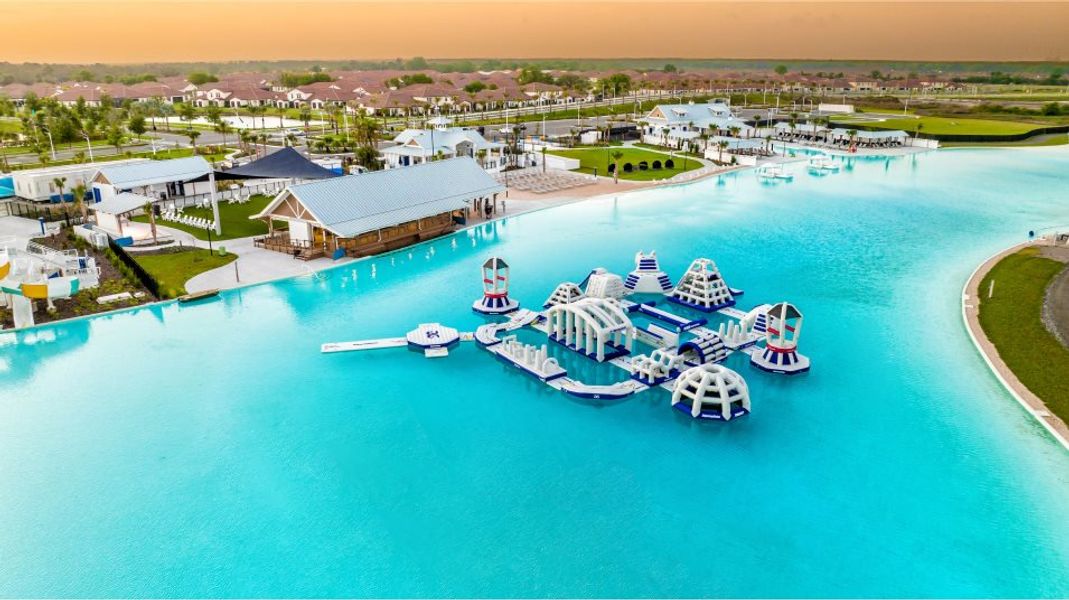 Swimming pool aerial view