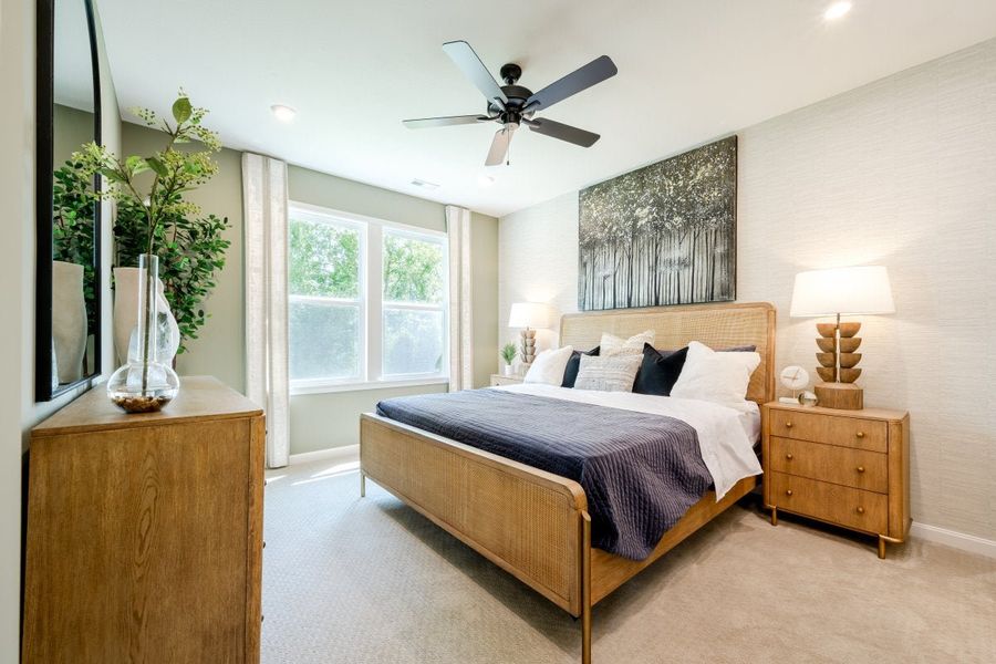 Furnished interior in a model home at Villas at Gold Creek in Dawsonville (Image 14).