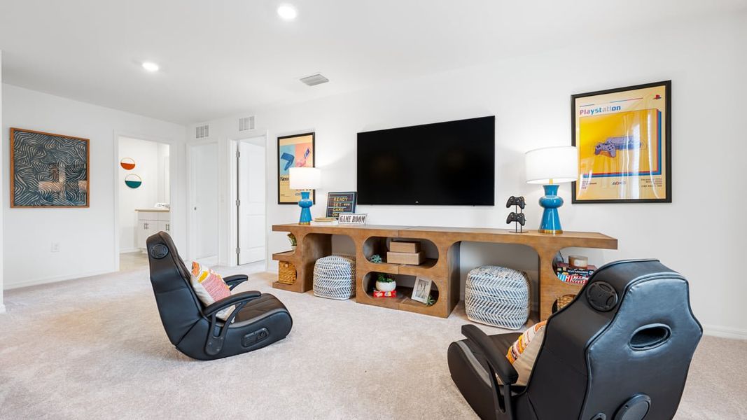 Furnished interior in a model home at Solena in North Fort Myers (Image 19).