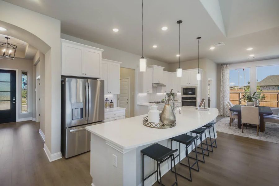 Furnished interior in a model home at Heartland 50's & 60's in Heartland (Image 11).