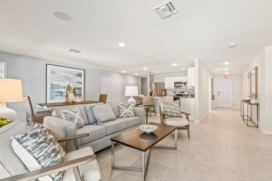 Furnished interior in a model home at Port Charlotte in Port Charlotte (Image 8).