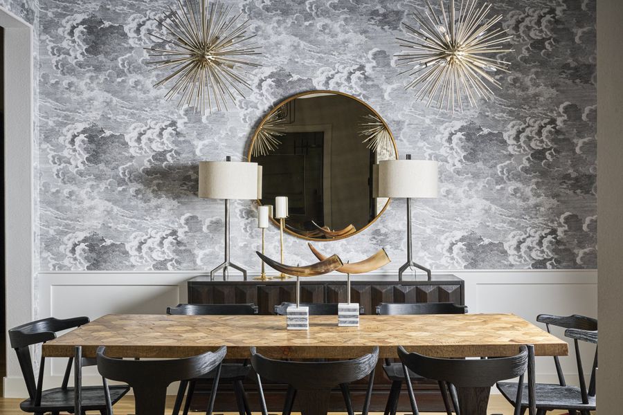 Furnished interior in a model home at Whitestone Estates in Parker (Image 23).