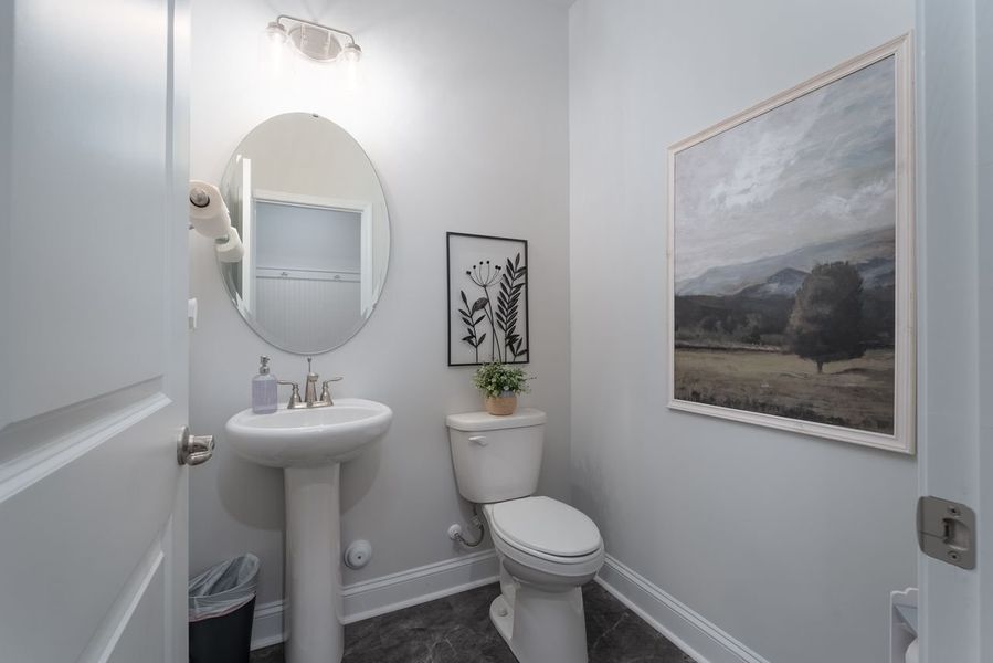 Furnished interior in a model home at Swann Hills in Statesville (Image 15).