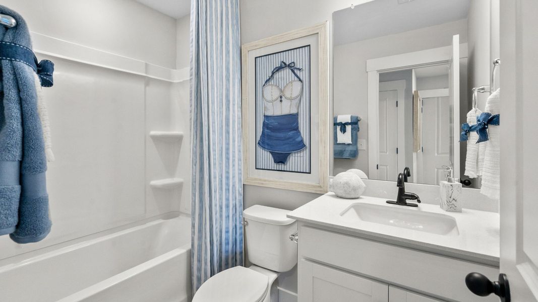Furnished interior in a model home at Park Circle Single Family Homes in North Charleston (Image 15).