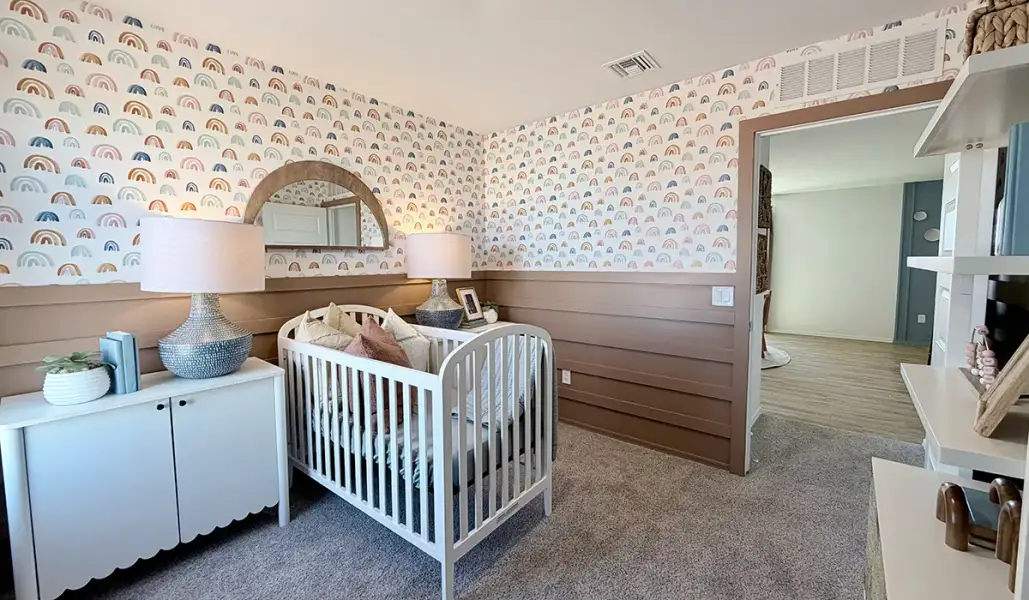 Furnished interior in a model home at Red Rock Village in Red Rock (Image 45).